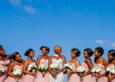 jamaica destination wedding bridal party