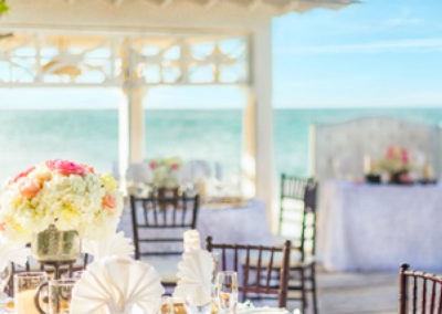 jamaica destination wedding table reception